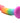 Simply Sweet 6.5in Phallic Rainbow Dildo