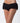 Ruffle Shorts W/back Bow Black O/s