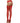Sheer Thigh High W/ Stay Up Lace Top Red O/s