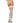 Sheer Thigh High White O/s