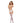 Pantyhose W/ Garters White O/s