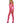 Body Stocking Neon Pink Open Crotch O/s