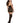 Sheer Garter Dress Black Queen