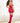 Sheer Garter Dress Red Q/s