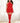 Sheer Garter Dress Red Q/s