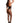 Open Cup Bodystocking Black O/s