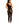 Asymmetrical Bodystocking Opaque Black O/s