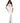Bodystocking Gown White O/s