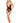 Stretch Velvet Garter Slip & G String Set Espresso O/s