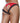 Open Back Panty Medium Red/black