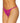Dot Stretch Lace Trim Open Crotch Thong Azalea Medium