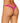 Dot Stretch Lace Trim Open Crotch Thong Azalea Medium