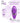 Omg Vibra G Pulse Clitoral Suction Massager W/ G-spot Vibrator Purple