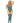 Crochet Lace Teddy W/ Cut Out Detail & Stockings Dusky Jade Queen