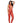 Striped Bodystocking Red O/s