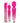 Nixie Wand Massager Pink Ombre Metallic