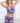 3pc Bustier Hi Waist Cheekini & Garter Persian Jewel O/s