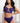 2pc Satin Straps Bra And High Waist Panty Royal Purple