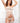 3pc Sultry Cami Babydoll White O/s