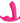 Sweet Sex Body Candy Silicone Toy W/ Tongue & Beads Magenta