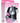 9's Silver Starter Heart Bejeweled Steel Plug Pink