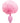 The 9's Cottontails Silicone Bunny Tail Butt Plug Pink