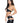Liquid Onyx Halter Bra & Cutout Pants Black S/m