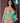 Caribbean Crush Baby Doll & Thong Aqua Glow 2xl