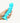 Kendall Silicone Neon Blue Dong