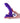 Colours Curve Vibr. 6' Dildo Purple