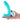 Colours Curve Vibr. 6' Dildo Teal
