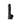 Colours Pleasures 7in Dildo Black