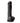 Colours Pleasures 8in Dildo Black
