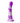 Colours Pleasures Yum Yum 8in Dildo Purple