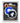Ultraballs 2 Pk Cockring Black /police Blue