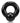 Gauge Cockring Oxballs Black