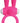Neon Rabbit Ring Pink