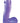 Basix Rubber Works 6.5in Purple Dong W/suction Cup