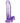 King Cock Clear 7in W/ Balls Purple