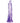 King Cock Clear 8in Purple