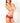 Crotchless Lace Thong W/bow Red S/m