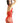 Halter Open Cup Bodystocking Red