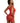 Amor Sparkle Mini Dress Red Rhinestone