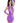 Lacy Mini Dress & Arm Warmer Purple