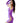 Lacy Mini Dress & Arm Warmer Purple