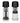 Nipple Play Vacuum Twist Suckers Black