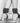 B&w Plush Bonded Leather Ankle Cuffs W/ Adjustable Straps