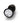 Round Gem Butt Plug Small Gunmetal Diamond