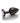 Heart Gem Butt Plug Medium Gunmetal Amethyst