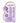 Realrock 6in Realistic Dildo W/ Balls Clear Purple